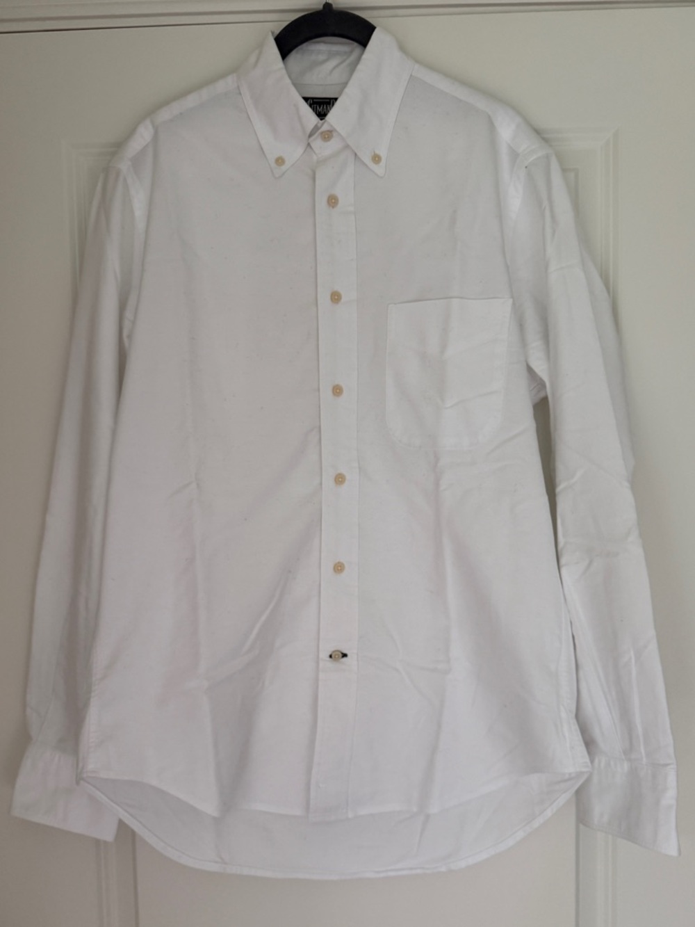 Gitman Bros. Men's White Button-Down Shirt